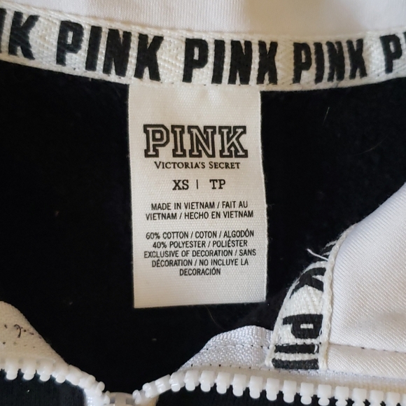 🔥FINAL PRICE🔥VS PINK Collared Sweatshirt - Picture 3 of 4